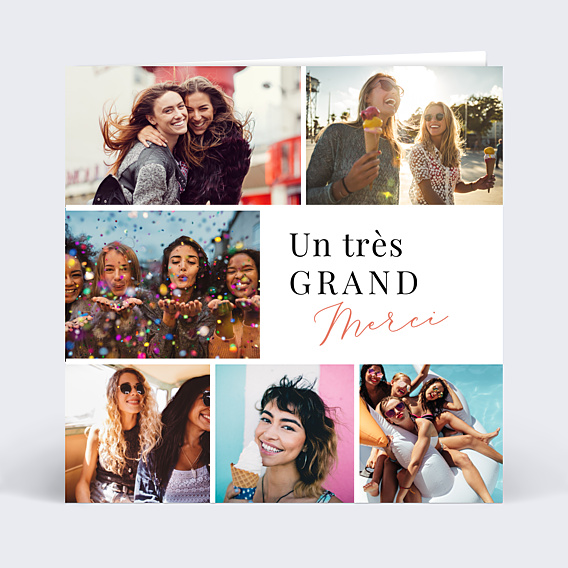 Remerciements Anniversaire Design