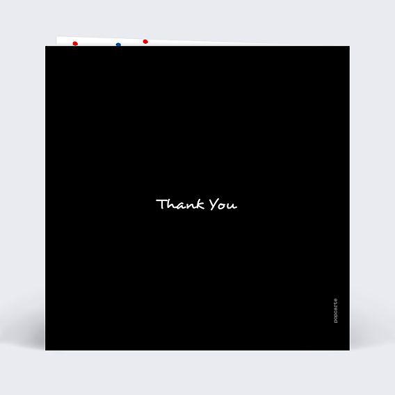 Carte remerciement anniversaire Copain de Soirée Verso