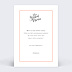 Remerciements Anniversaire Cadre Typographique III