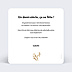 Remerciements Anniversaire Luxe