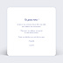 Carte remerciement anniversaire Bulles Ocre Verso