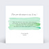 Carte remerciement anniversaire Douce Couleur Verso