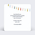 Carte remerciement anniversaire Gâteau d'Anniversaire Verso