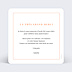 Carte remerciement anniversaire Joli Filet Verso