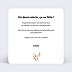 Carte remerciement anniversaire Luxe Verso