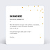 Carte remerciement anniversaire Nuit Étoilée Verso