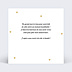 Carte remerciement anniversaire Pois Chic Verso