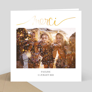 Remerciement Anniversaire Popcarte