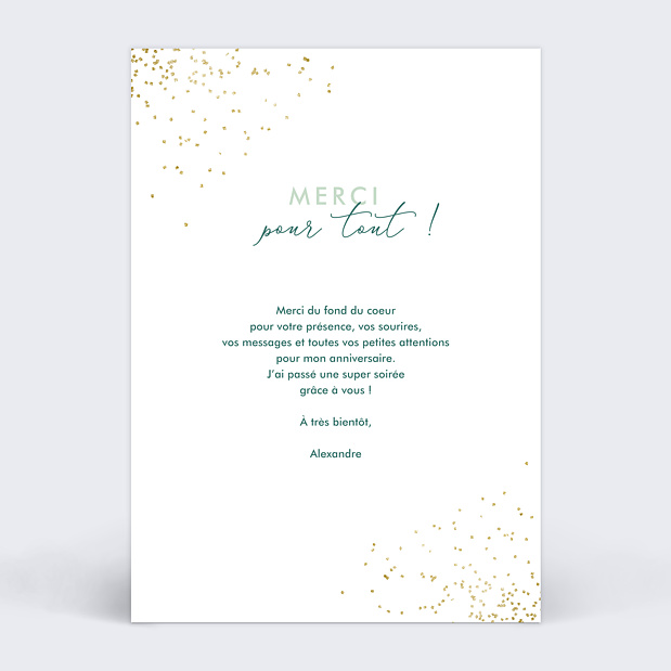 Remerciement Anniversaire Humoristique Popcarte
