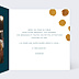 Carte remerciement anniversaire Graphique Chic Intérieur Droit