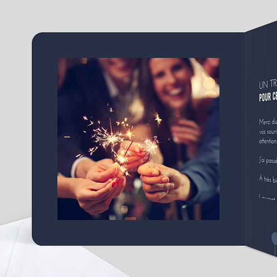 Carte remerciement anniversaire Balloons Intérieur Gauche