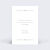 Carte remerciement baptême Cadre chic photo Simple Verso