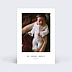 Carte remerciement baptême Polaroid Simple