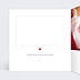 Carte remerciement baptême Découpe Love Letter Intérieur Gauche