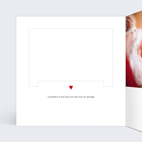 Remerciements Baptême Découpe Love Letter