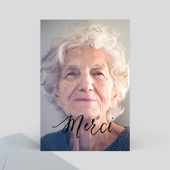 Remerciements Décès Calligraphie