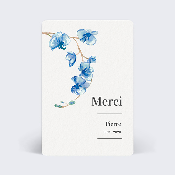 Remerciements Décès Jolie fleur