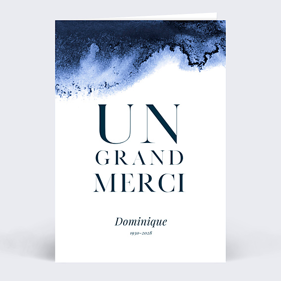 Remerciements Décès Abîme