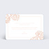 Carte remerciement décès Merci Floral Verso
