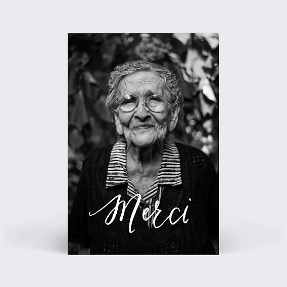 Remerciements Décès Calligraphie