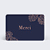 Remerciements Décès Merci Floral