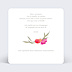 Carte remerciement décès Ronde de Fleurs Verso