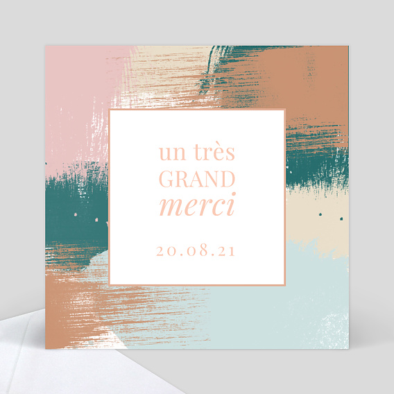 Remerciements Mariage Abstract