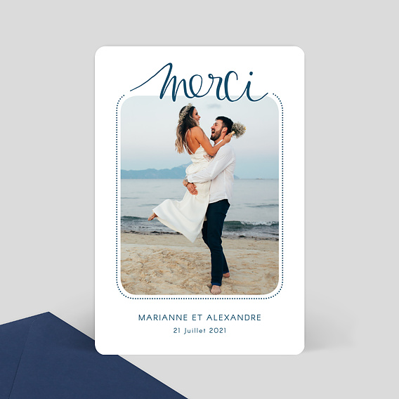 Remerciements mariage Dots