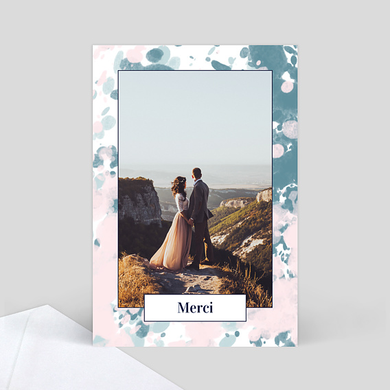 Remerciements mariage Remerciement Mariage Douceur estivale