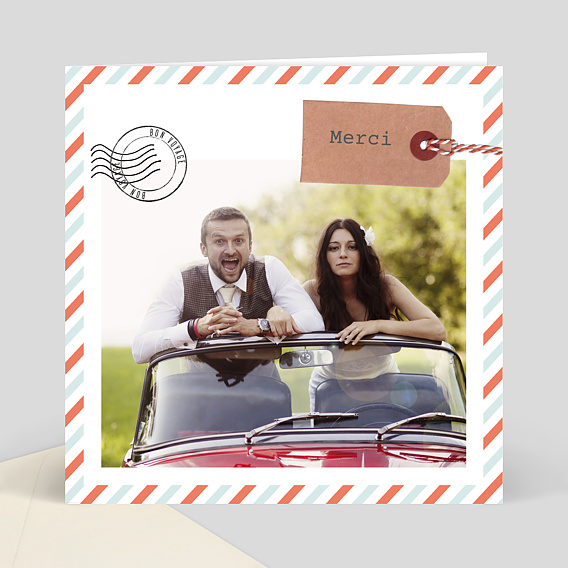 Remerciements mariage Itinéraire Amoureux