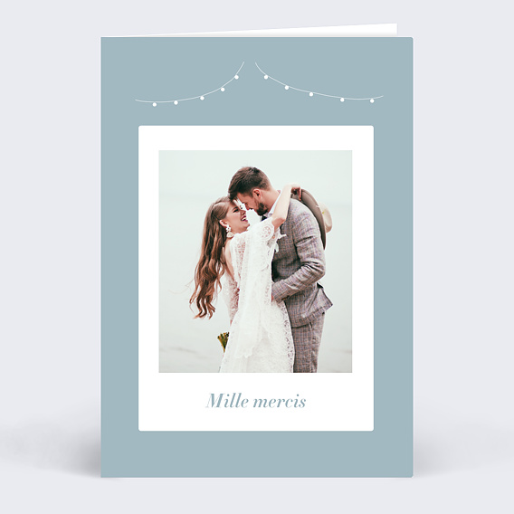 Carte remerciement mariage Jolies Illustrations