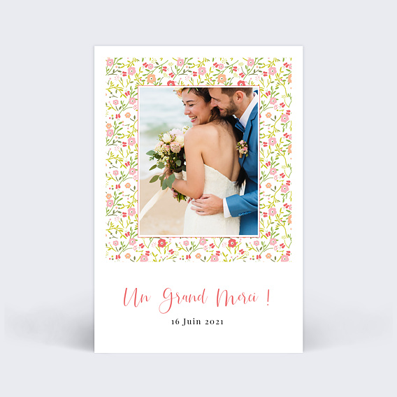 Remerciements mariage Petit liberty