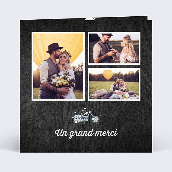 Remerciements mariage Route 66