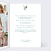 Carte remerciement mariage Floral Atmosphere Intérieur Droit