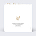 Carte remerciement mariage Golden Jungle Verso