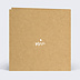 Carte remerciement mariage Just Married Kraft Verso