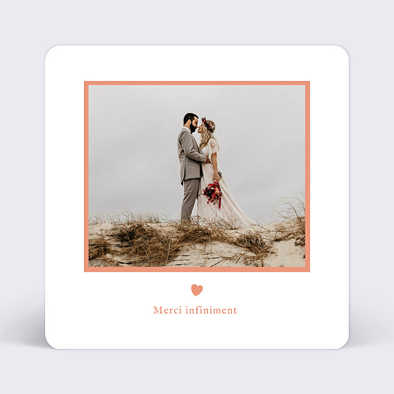 Remerciements mariage De Tout Coeur