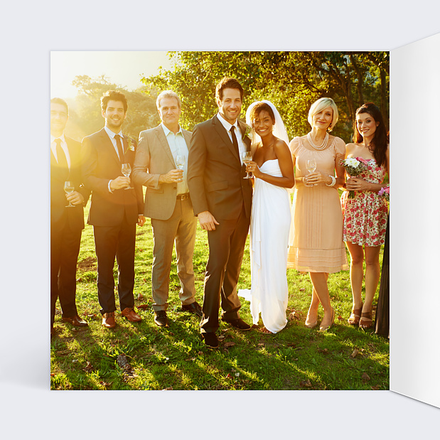 Remerciements Mariage Rétrospective Photomaton Intérieur Gauche