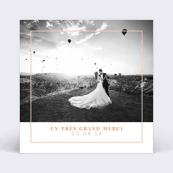 Remerciements mariage Joli Filet