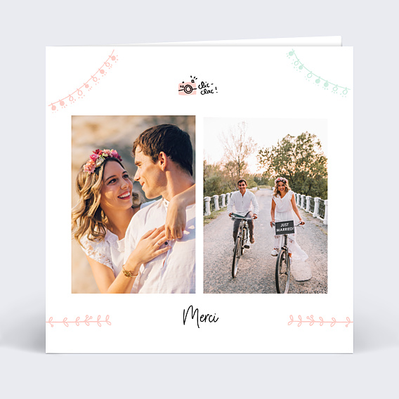Remerciements mariage Mariage Illustré