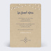 Carte remerciement mariage Notre Histoire Verso