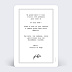 Carte remerciement mariage Tampon Rustique I Verso