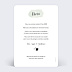 Carte remerciement mariage Tempo Verso
