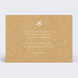 Carte remerciement mariage Timeline Dentelle Verso