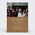 Carte remerciement mariage Tourbillon d'étoiles kraft Verso