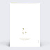 Carte remerciement mariage Amande Douce Verso