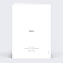 Carte remerciement mariage Timeline Calligraphie Verso