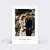 Remerciements mariage Polaroid Simple