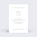 Remerciements mariage Cadre Chic