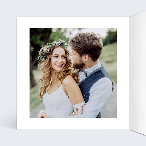 Remerciements mariage Ronde de Fleurs